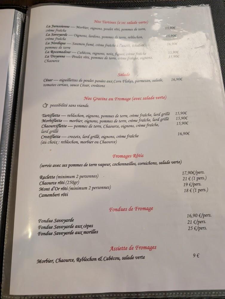 Le Bistrot du Sommelier - Menu Image 1